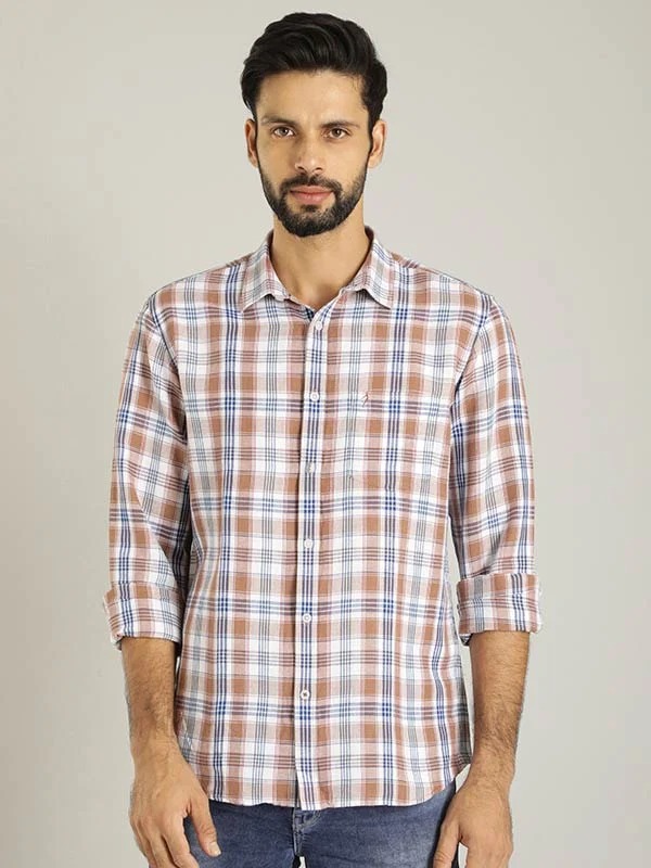 Indian Terrain Men Checkered Multicolor Shirt